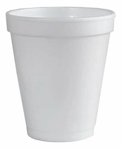 Vaso de cafe de telgopor